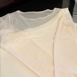 Abercrombie & Fitch Cream Sheer Blouse